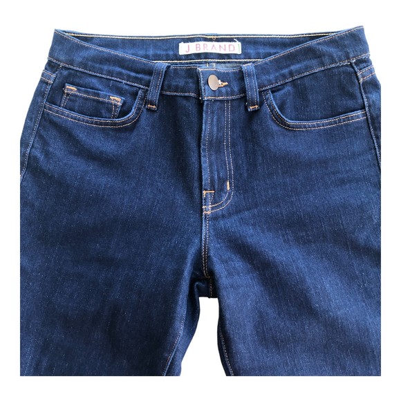 J Brand Straight Leg Jeans Women's Size 27 Stretch Dark Wash Style#8501 - Picture 4 of 11